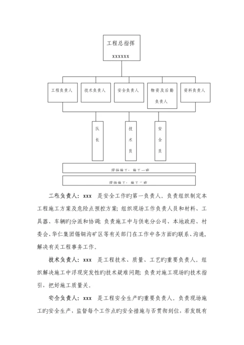 电力线路综合施工专题方案.docx