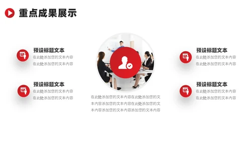 高端商务年终工作总结汇报PPT