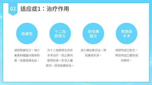 简约风胃肠减压的护理PPT模板护理查房