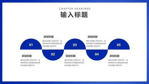 蓝色商务风职场年终工作总结汇报PPT模板