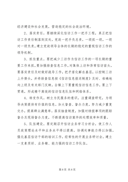 乡镇纪委信访工作调研报告.docx