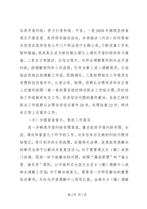 信访大调解年终工作小结.docx