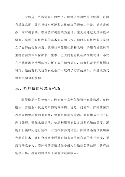 新农家事迹材料
