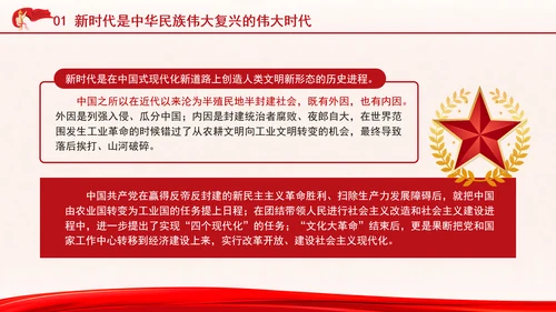 2024年与时代同行为强军奋斗党员上党课PPT