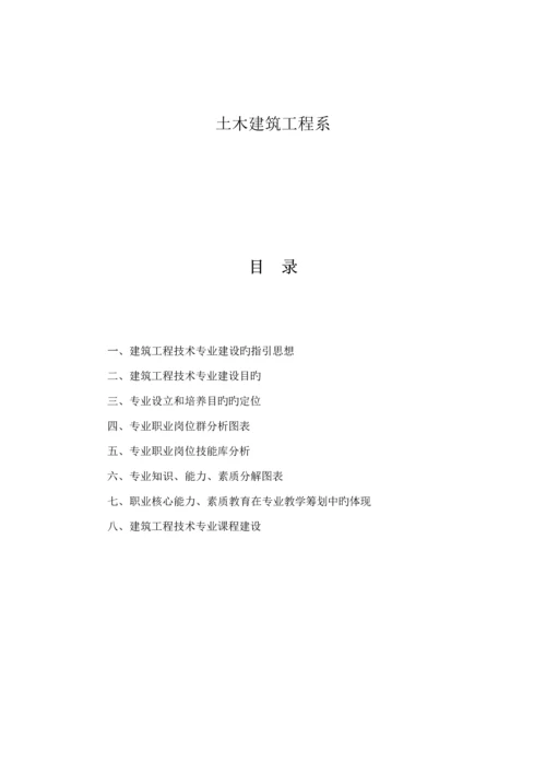 浅谈优质建筑关键工程重点技术专业建设重点规划.docx