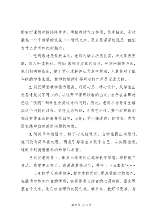 学习《小学语文课堂学习研究与评价》心得体会.docx