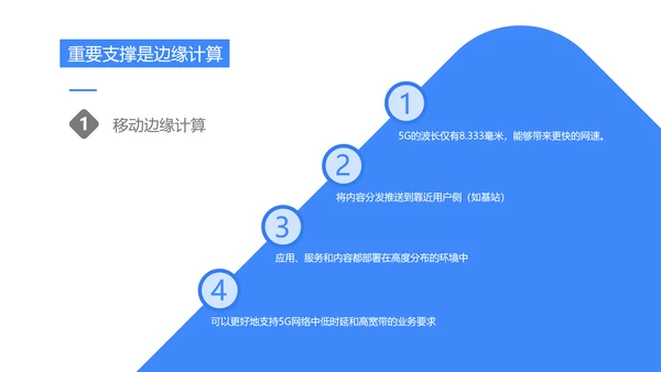 蓝色简约5G为人工智能制造赋能PPT