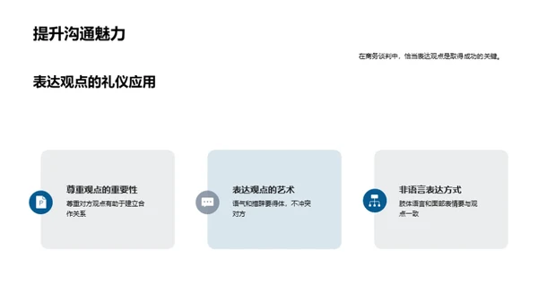 商务谈判礼仪技巧