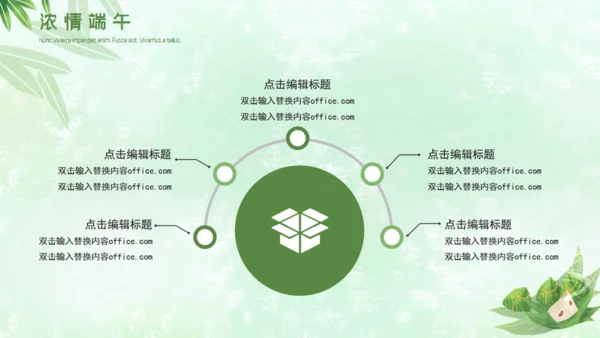 端午文化端午节习俗介绍通用PPT模板