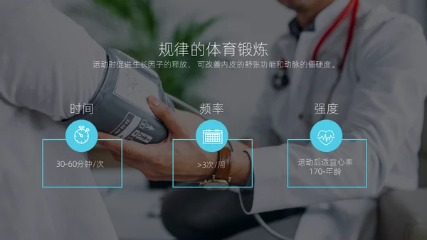 高血压健康指南通用PPT模板