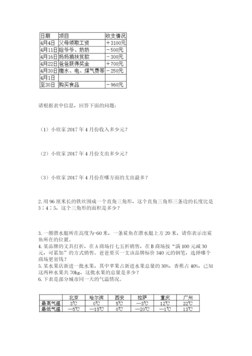 小升初数学期末测试卷带答案ab卷.docx