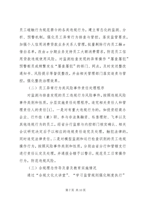 关于做好银行内控合规管理工作的浅见 (2).docx