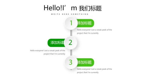 绿色时尚医药代表工作汇报动态PPT