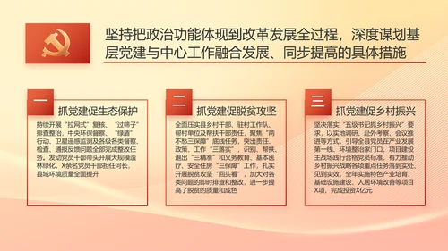 党政党支部年终工作总结汇报PPT党课