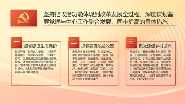 党政党支部年终工作总结汇报PPT党课