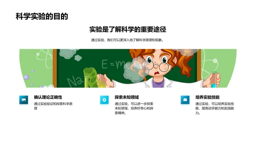 实验科学教学PPT模板