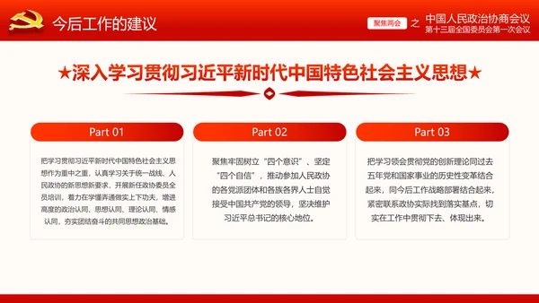 全国两会政协常委会工作报告ppt