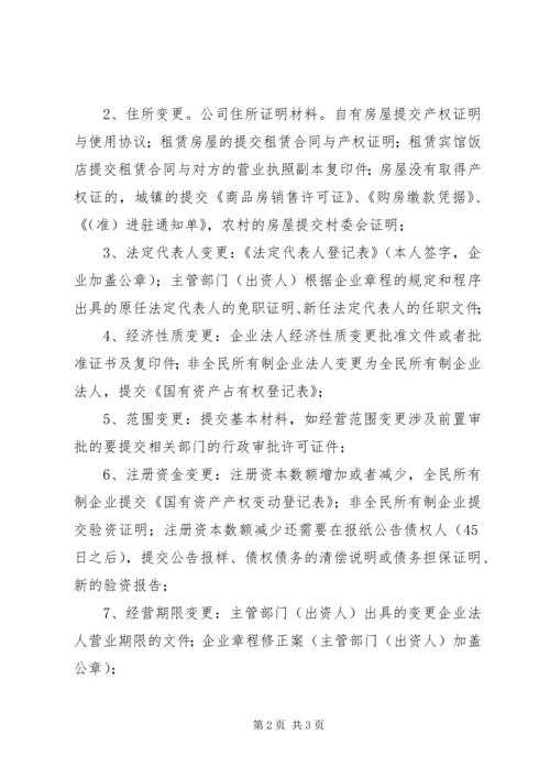 企业法人变更申请书[推荐五篇] (3).docx
