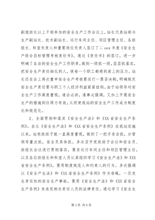 水电站年终工作总结及下年度工作计划.docx