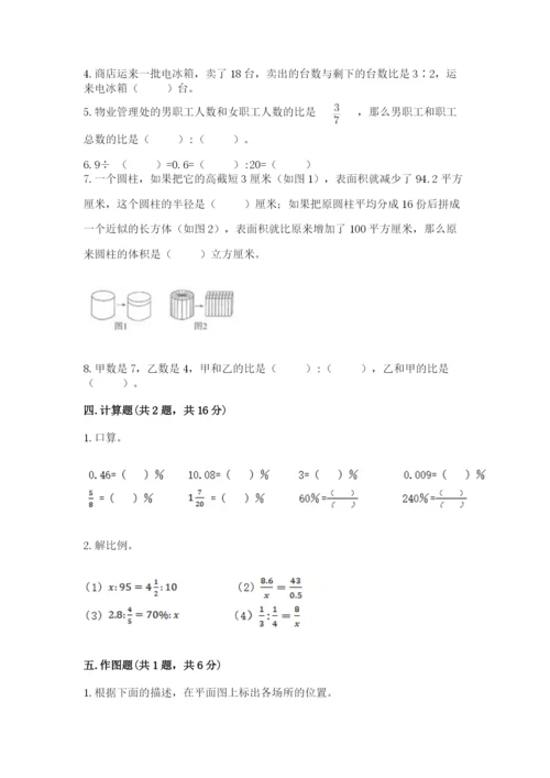 小学六年级下册数学期末卷含完整答案（精品）.docx