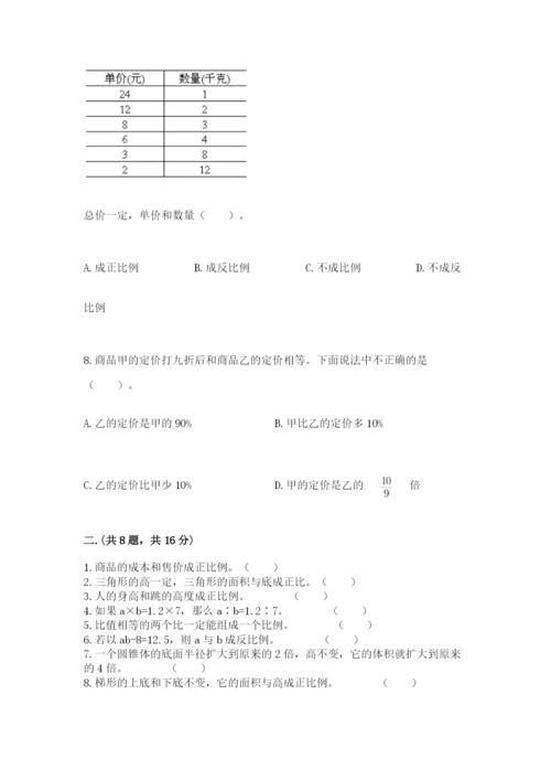 人教版六年级数学下学期期末测试题精品【名师推荐】.docx