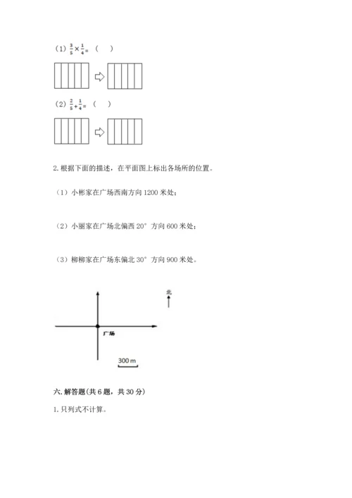 人教版六年级上册数学期中测试卷精品【网校专用】.docx