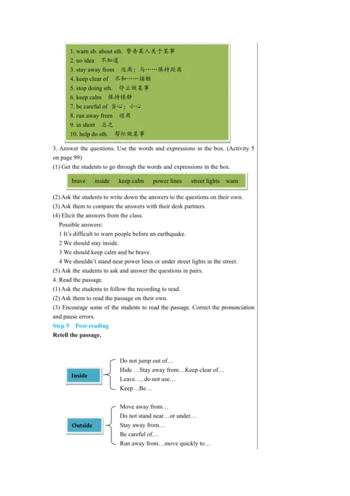 【轻松备课】外研版初中英语八年级上Module 12 Unit 2教学详案