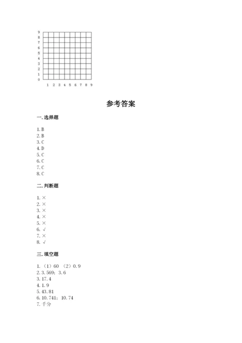 人教版五年级上册数学期中测试卷（名师推荐）.docx