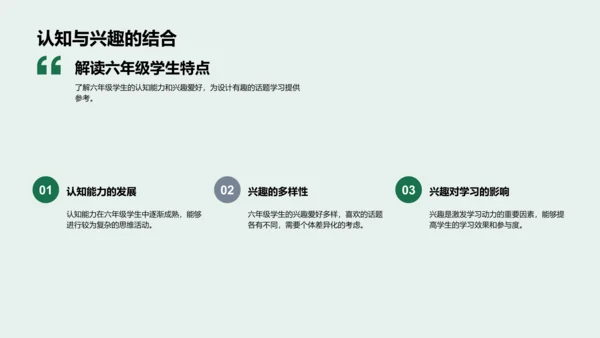 六年级探究式学习实施