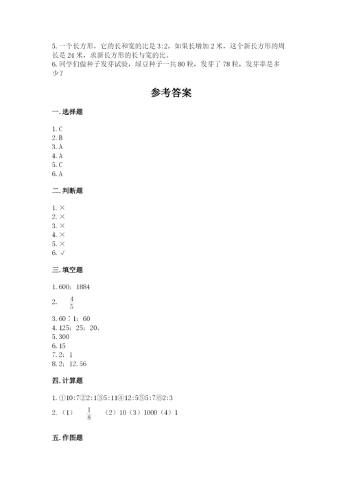 六年级上册数学期末测试卷含答案（培优b卷）.docx