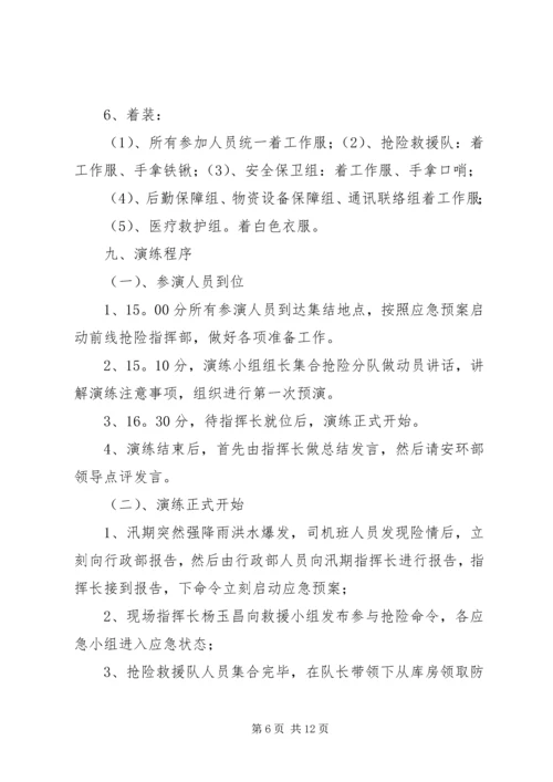 防汛应急演练实施方案 (4).docx