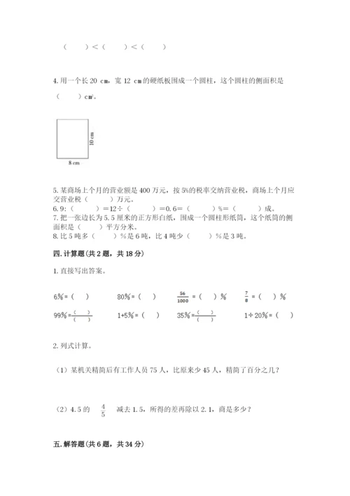 北京版六年级下册数学期中测试卷【考点梳理】.docx