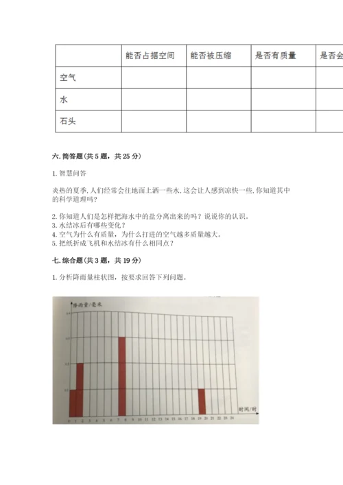 教科版小学三年级上册科学期末测试卷新版.docx