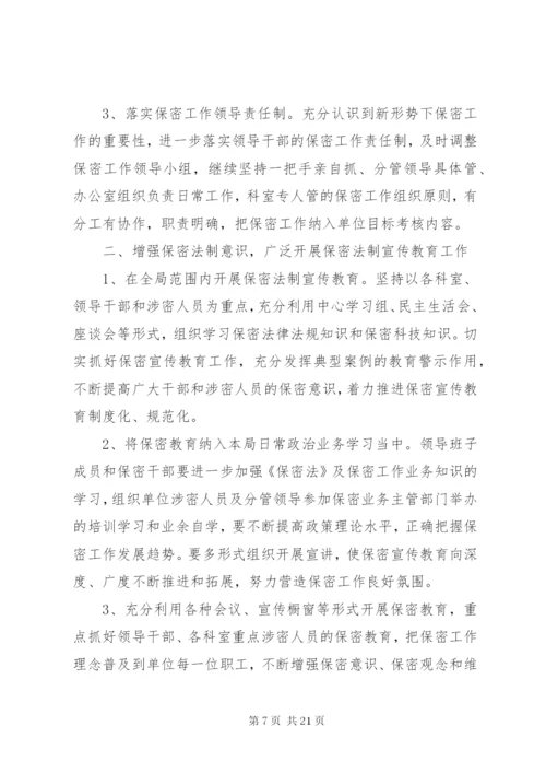 20XX年最新保密培训工作计划范文模板.docx