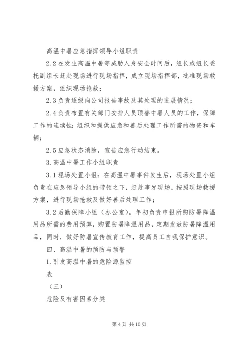 高温中暑应急处置方案.docx