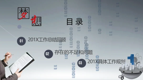 人力资源部年终工作总结汇报PPT模板