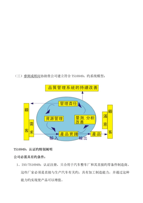 TS16949认证咨询专题方案.docx