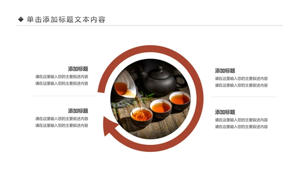 古色古香茶文化茶韵红茶叶茶厂茶道PPT模板