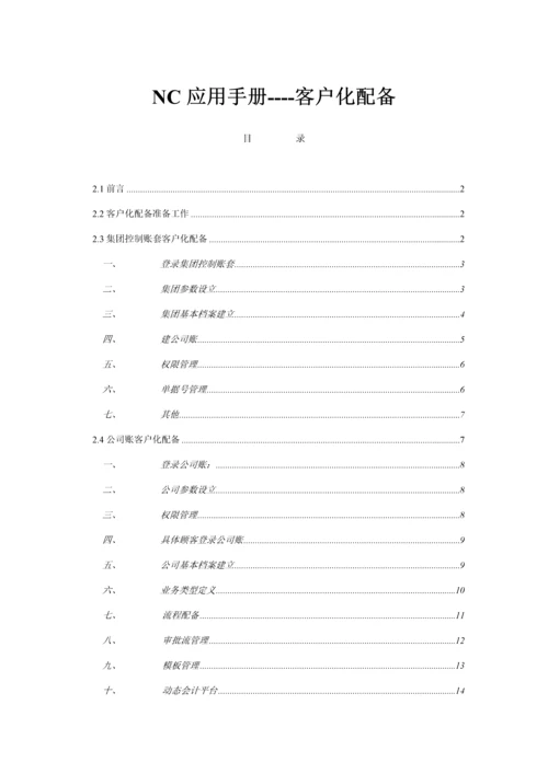 客户化配置应用标准手册.docx