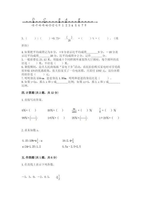 冀教版小升初数学模拟试卷及完整答案【有一套】.docx
