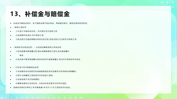 劳动合同法及实施条例规范技巧PPT模板
