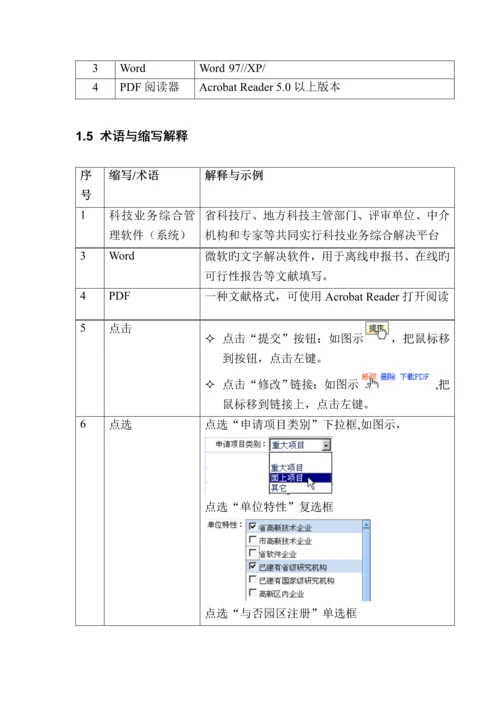 业务基础管理系统专项项目执行操作标准手册.docx