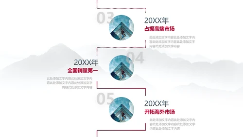 风云城市世界著名地标年终汇报通用PPT模板