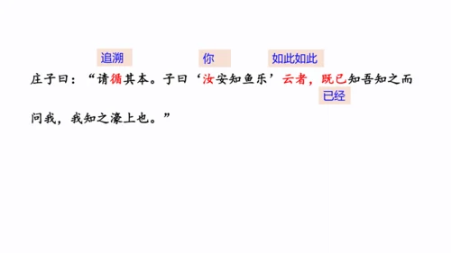 第21课《庄子》二则《庄子与惠子游于濠梁之上》课件(共28张PPT)