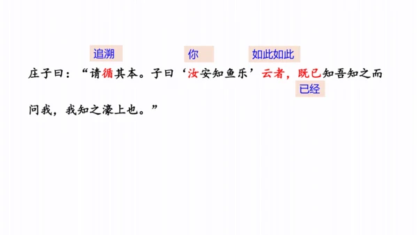 第21课《庄子》二则《庄子与惠子游于濠梁之上》课件(共28张PPT)