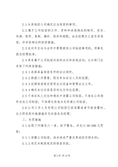 保密制度管理办法格式.docx