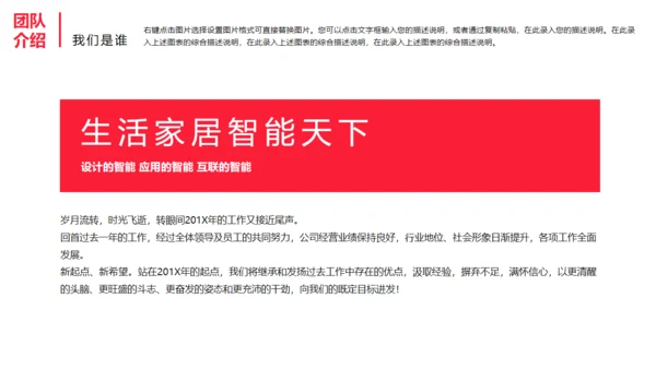 生活家居智能天下通用PPT模板