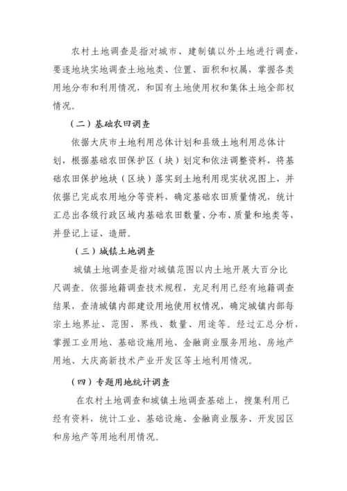 大庆市第二次土地调查实施专业方案.docx