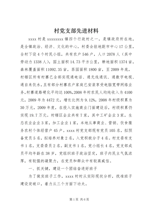 村党支部先进材料.docx