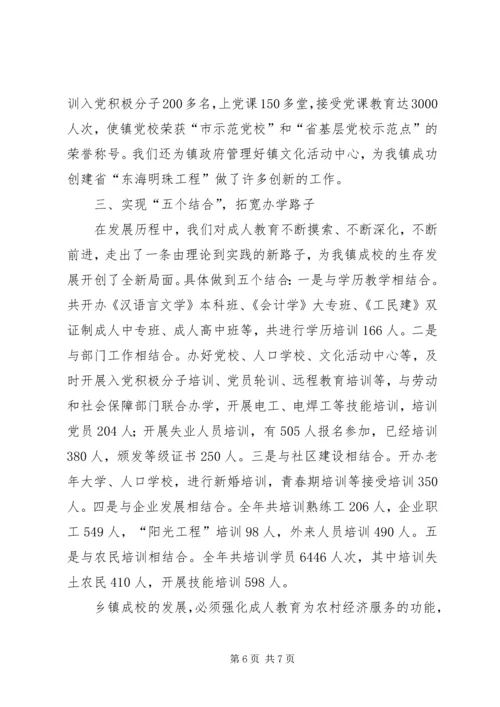 关于乡镇成校发展走向问题的思考 (3).docx